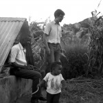 Uthan Noel with son Ian & George Touchton