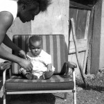 Roy Benjamin's wife (teacher Kay) & daughter, Catherine-Ann.