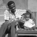 Roy Benjamin & baby daughter, Catherine-Ann.