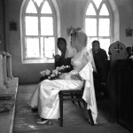 The wedding ceremony.